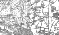 Old Map of Lower Kingswood, 1895