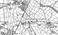Old Map of Lower Kinnerton, 1898 - 1909