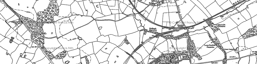 Old map of Lower Loxley in 1881