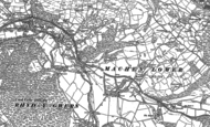Old Map of Lower Machen, 1899 - 1915
