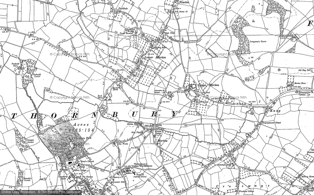 Old Map of Lower Morton, 1880 in 1880