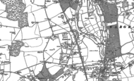 Old Map of Lower Shiplake, 1910