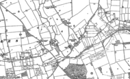 Old Map of Lower Stow Bedon, 1882