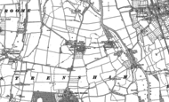 Old Map of Lower Strensham, 1884