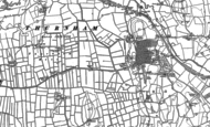 Old Map of Lower Thurnham, 1910