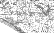 Old Map of Lower Tregantle, 1883 - 1905
