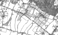 Old Map of Lower Twydall, 1896