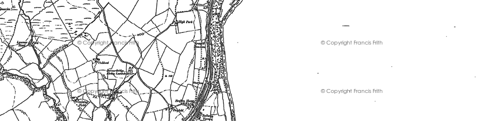 Old map of Birchfield in 1897