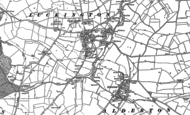Old Map of Luckington, 1919