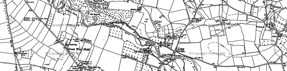 Old map of Lugg Green in 1885