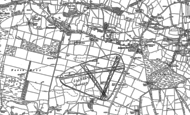 Old Map of Lulsgate Bottom, 1883