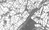 Old Map of Lushcott, 1882