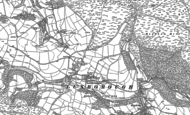 Old Map of Luxborough, 1887