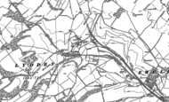 Old Map of Lydden, 1896