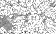 Old Map of Lydlinch, 1886