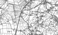 Old Map of Lyme Green, 1897 - 1907