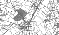 Old Map of Lyminge, 1896 - 1897