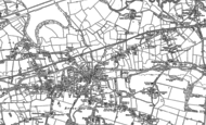 Old Map of Lymm, 1908