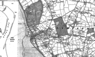 Old Map of Lympstone, 1888