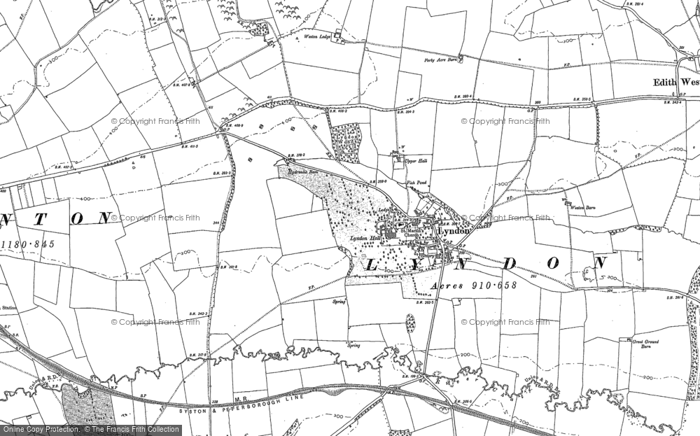 Old Map of Lyndon, 1884 in 1884