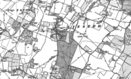 Old Map of Lynsted, 1896