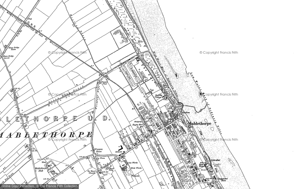 Old Map of Mablethorpe, 1888 - 1905 in 1888