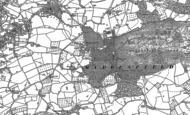 Old Map of Madresfield, 1884 - 1885