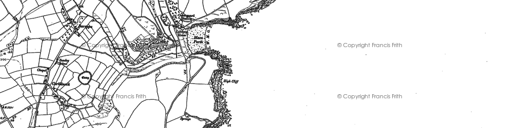 Old map of Bream Cove in 1906