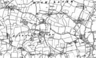 Old Map of Magdalen Laver, 1895