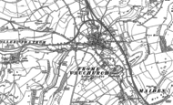 Old Map of Maiden Newton, 1887