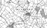 Old Map of Maidford, 1883