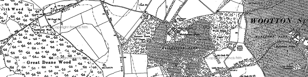 Old map of Malshangar Ho in 1894