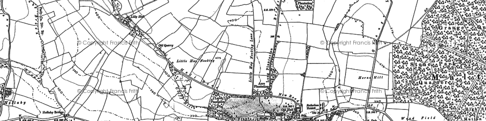 Old map of Maltby in 1891