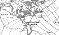 Old Map of Manningford Bohune, 1899