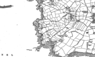 Old Map of Manor Bourne, 1905 - 1912