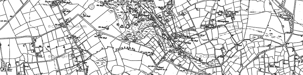 Old map of Manor Parsley in 1906