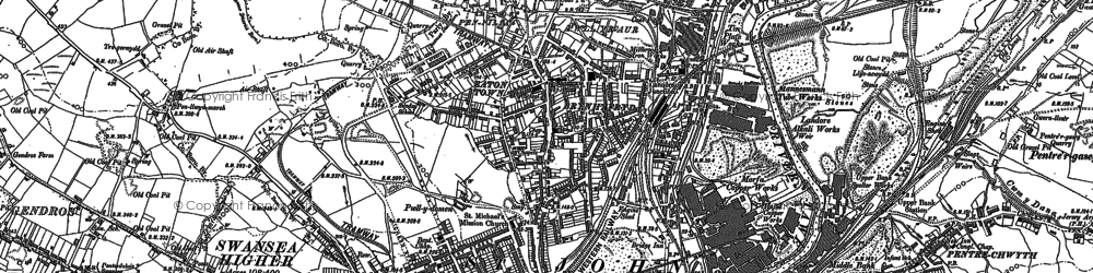 Old map of Manselton in 1897