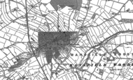 Old Map of Mansfield Woodhouse, 1884 - 1897