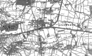 Old Map of Manston, 1890 - 1892