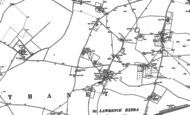 Old Map of Manston, 1896 - 1905