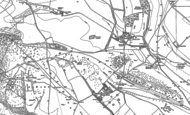 Old Map of Manton Down, 1899