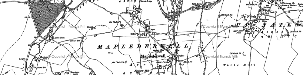 Old map of Mapledurwell in 1894