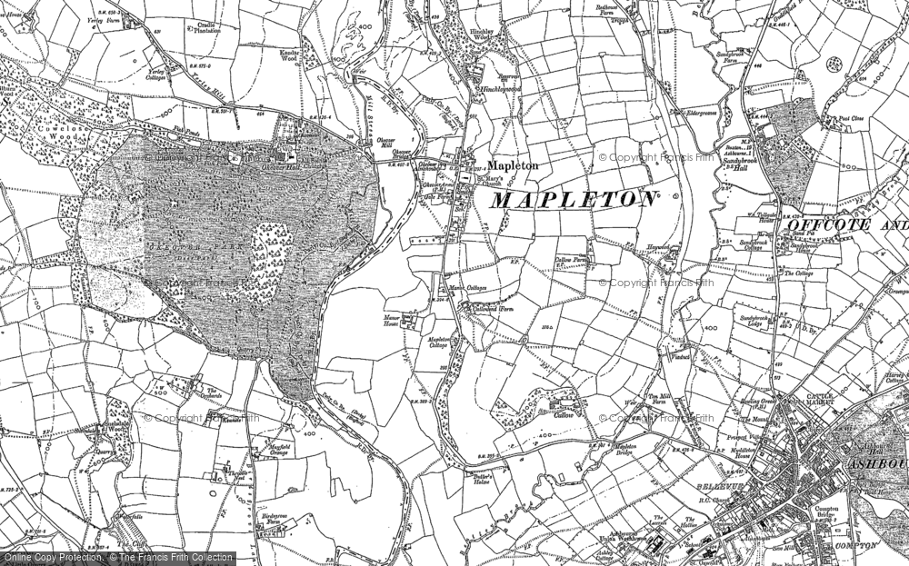 Old Map of Mapleton, 1880 - 1898 in 1880