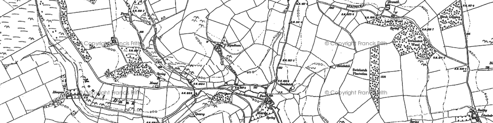 Old map of Mardu in 1883