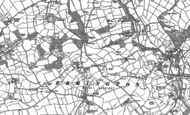 Old Map of Marjery Cross, 1886
