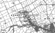 Old Map of Market Deeping, 1886 - 1899