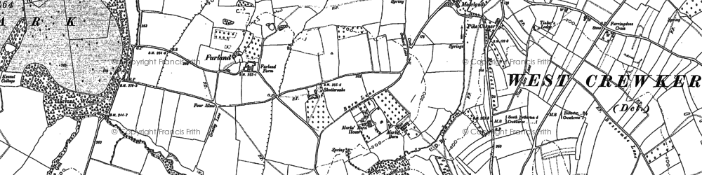 Old map of Marks Barn in 1886