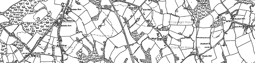 Old map of Marle Green in 1897