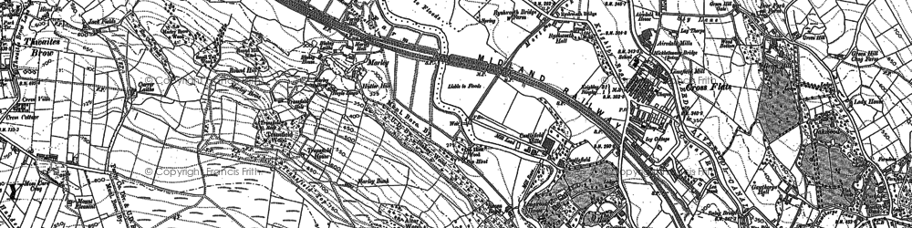 Old map of Marley in 1848