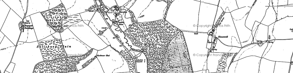 Old map of Boy's Grove in 1882